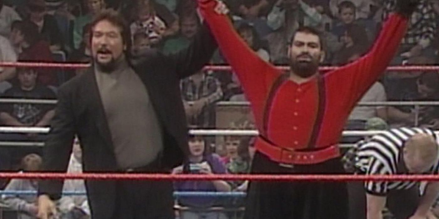 Xanta Klaus and Ted Dibiase at WWE