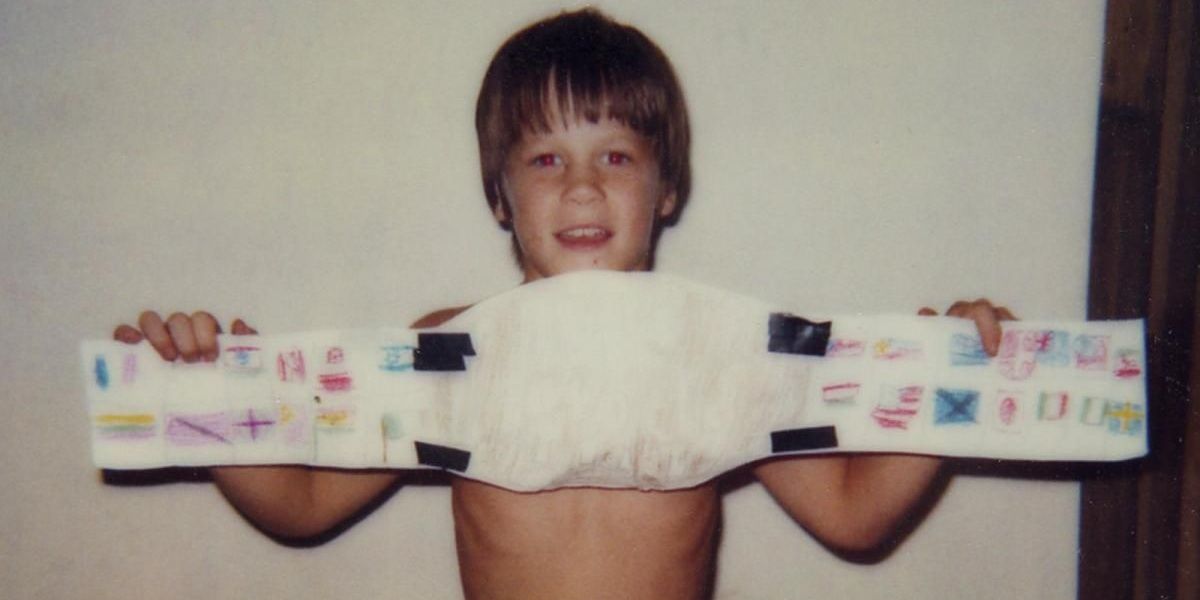 Young John Cena with a title Cropped