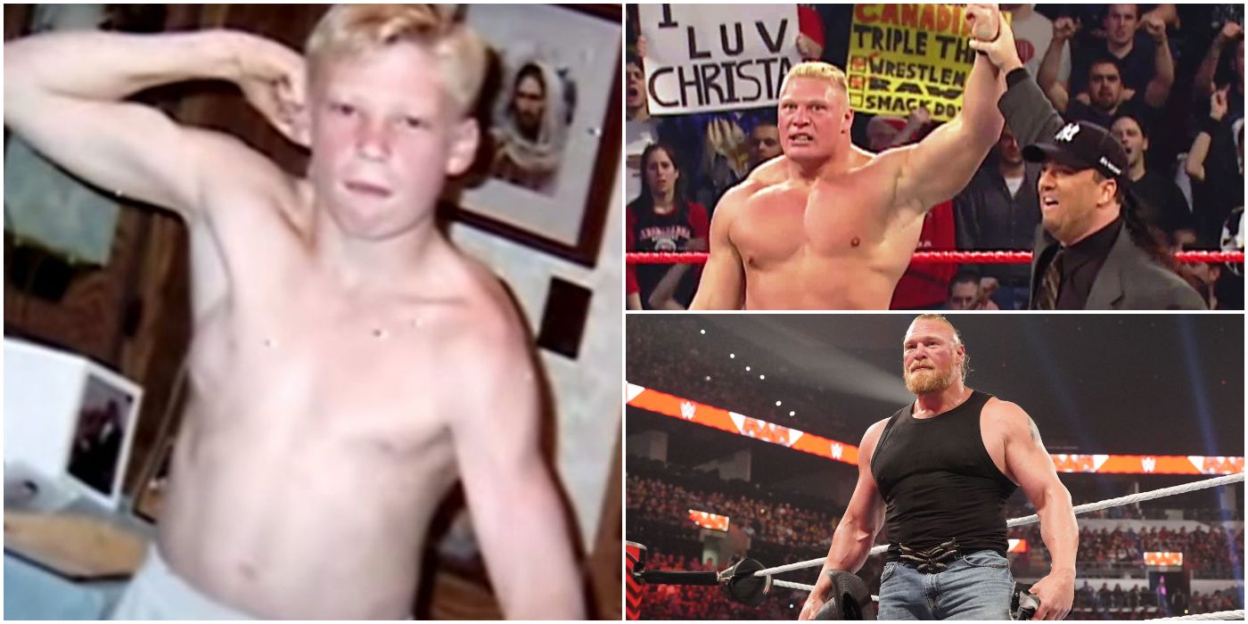 Brock Lesnar's body transformation over the years