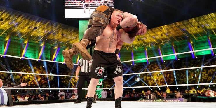 2018: Brock Lesnar Vs. Braun Strowman (Crown Jewel)