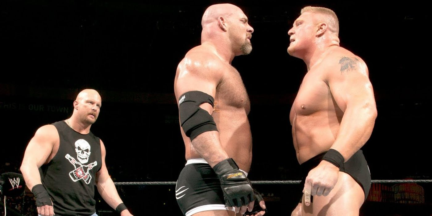 Brock Lesnar vs Goldberg at WrestleMania 20