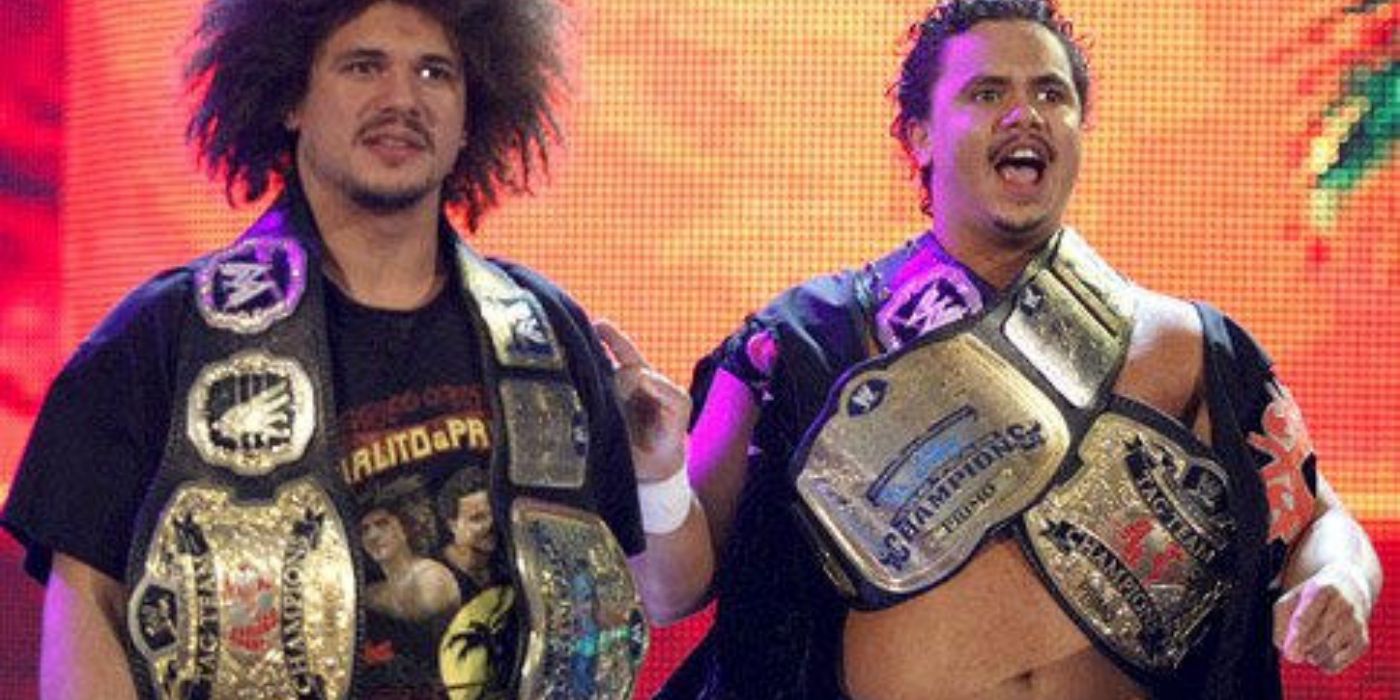 Carlito and Primo as Unified Tag Team Champions