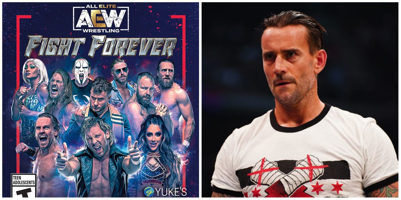 aew fight forever cover cm punk