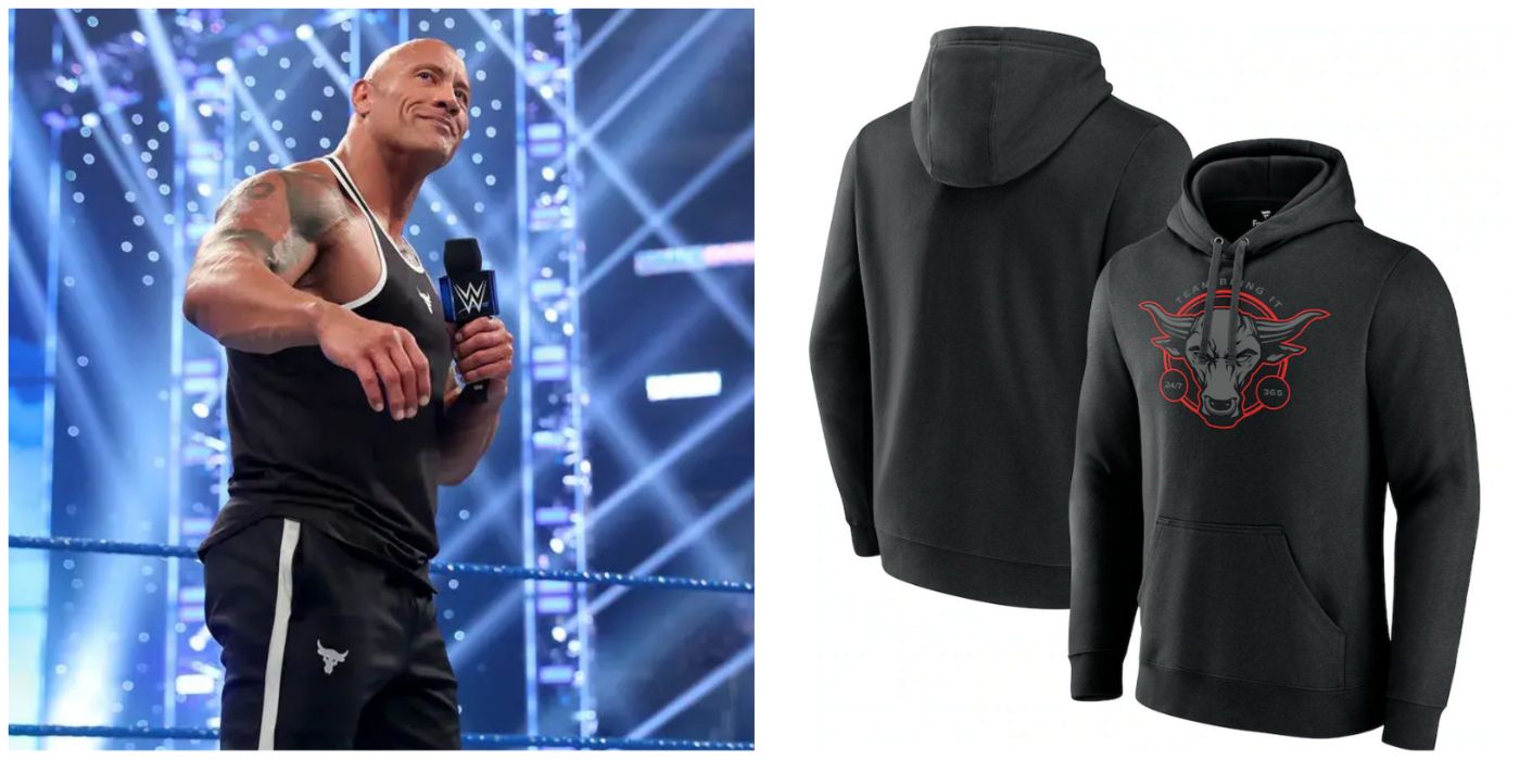 the rock, and a new rock hoodie