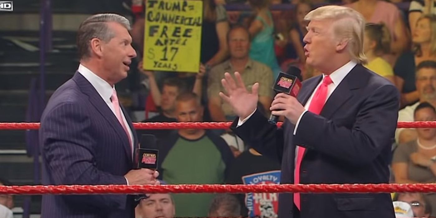 Donald Trump and Vince McMahon WWE Raw