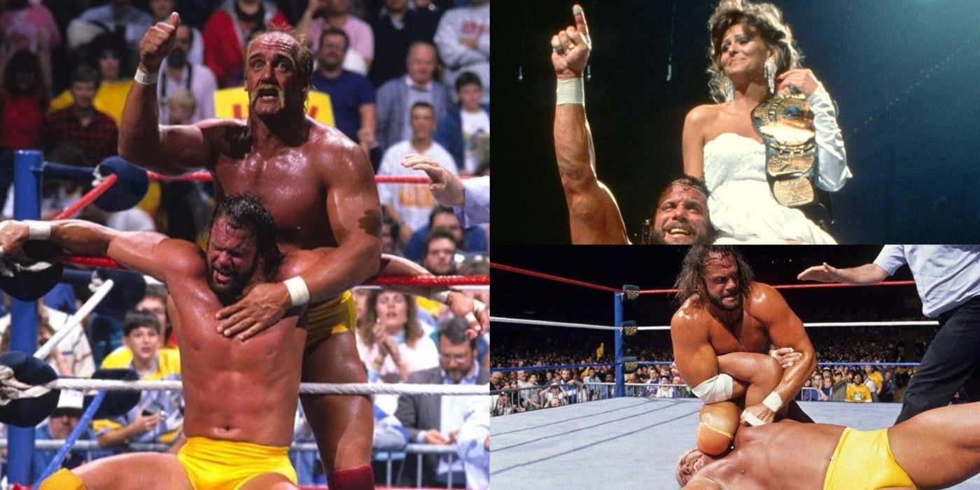 Hulk Hogan Randy Savage Miss Elizabeth 1988 1989 WWE