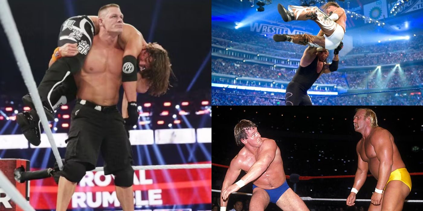 John Cena, AJ Styles, Undertaker, Shawn Michaels, Roddy Piper, Hulk Hogan