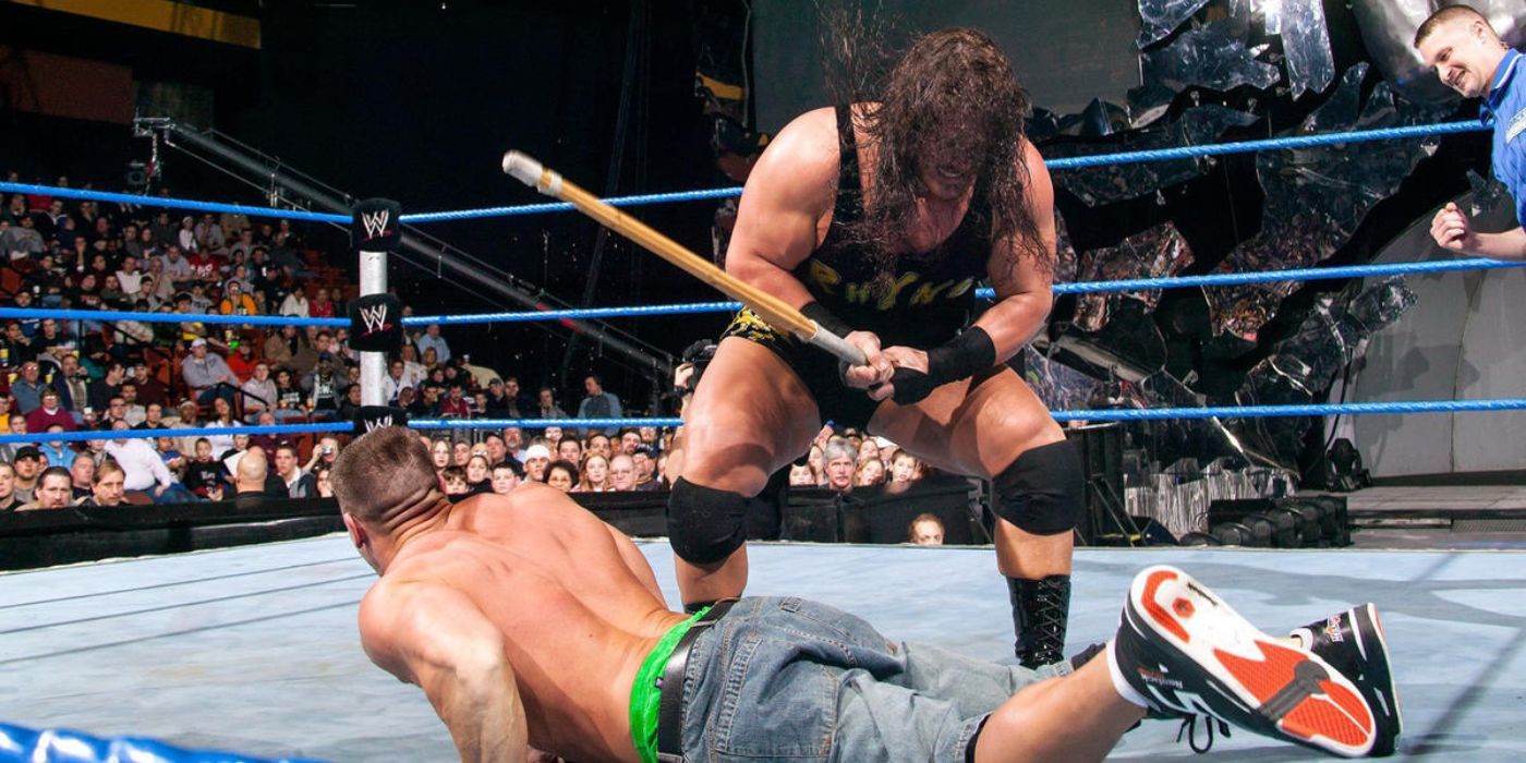 John Cena vs Rhyno WWE SmackDown