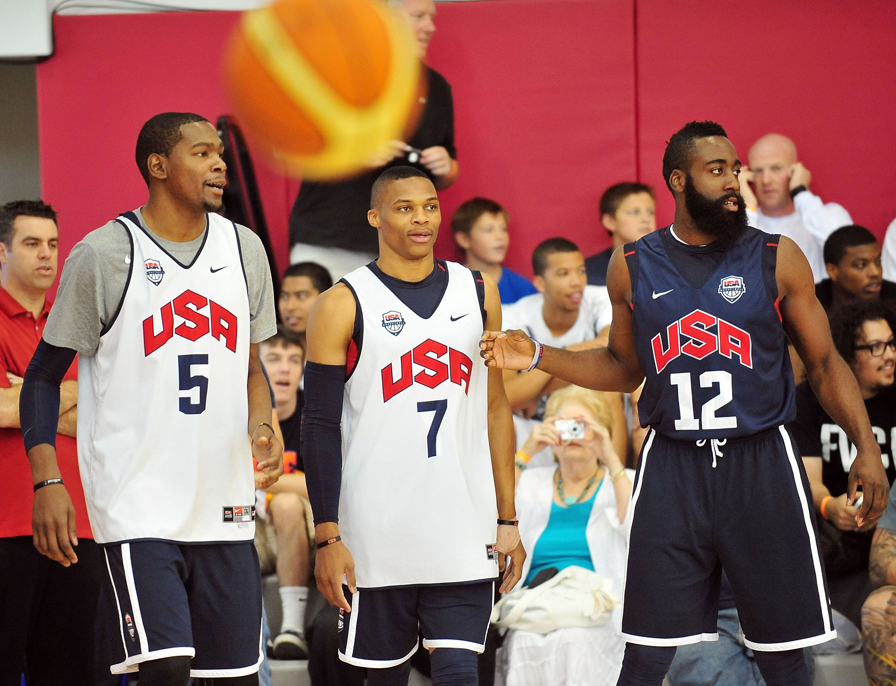 Kevin Durant, Russell Westbrook, James Harden
