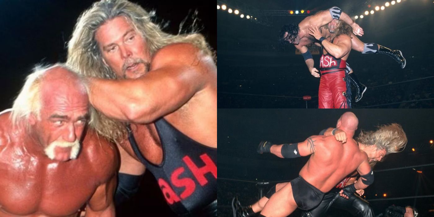 Kevin Nash, Hulk Hogan, Scott Hall, Goldberg