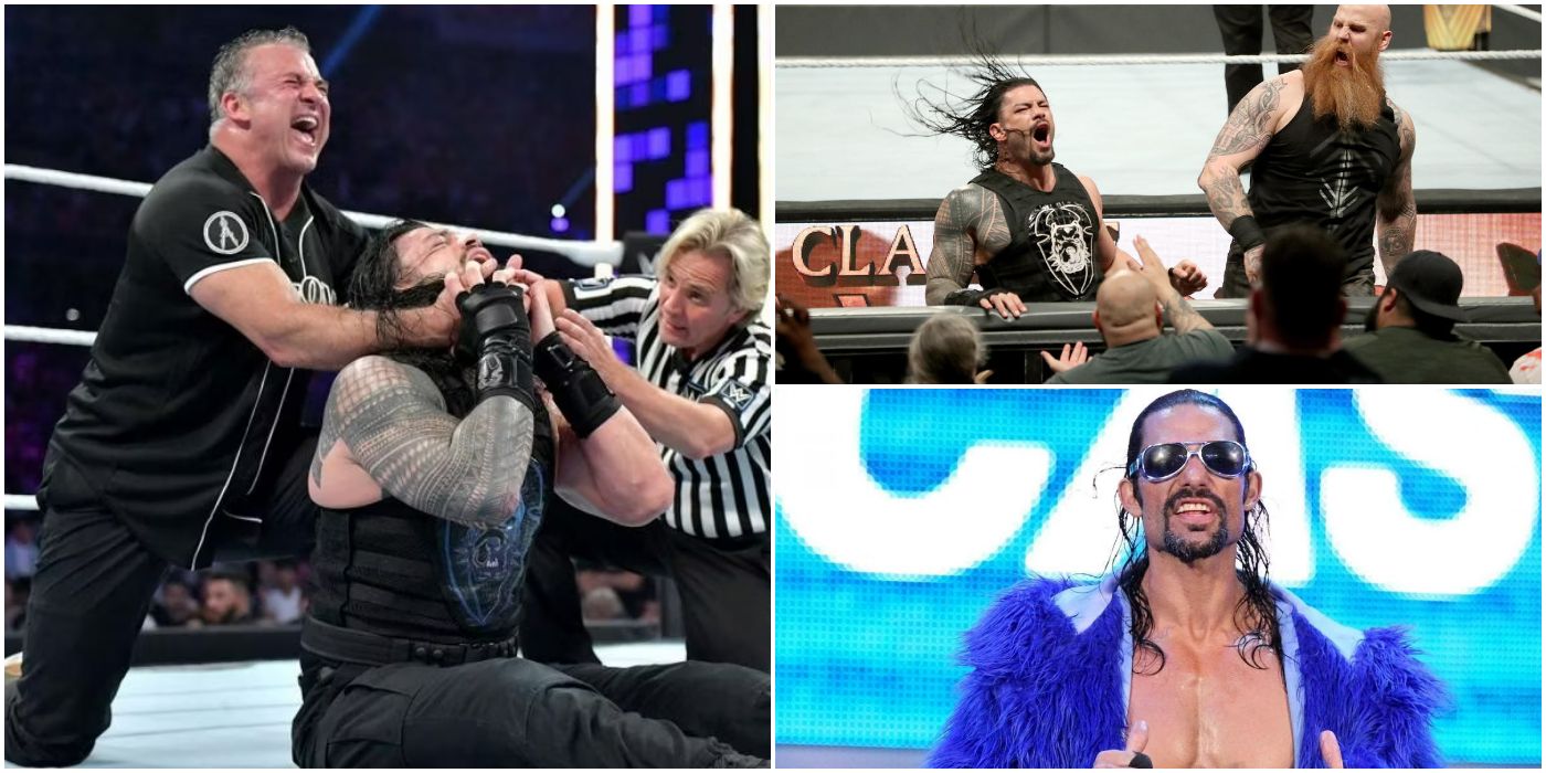 Pictures of wrestlers who have defeated Roman Reigns
