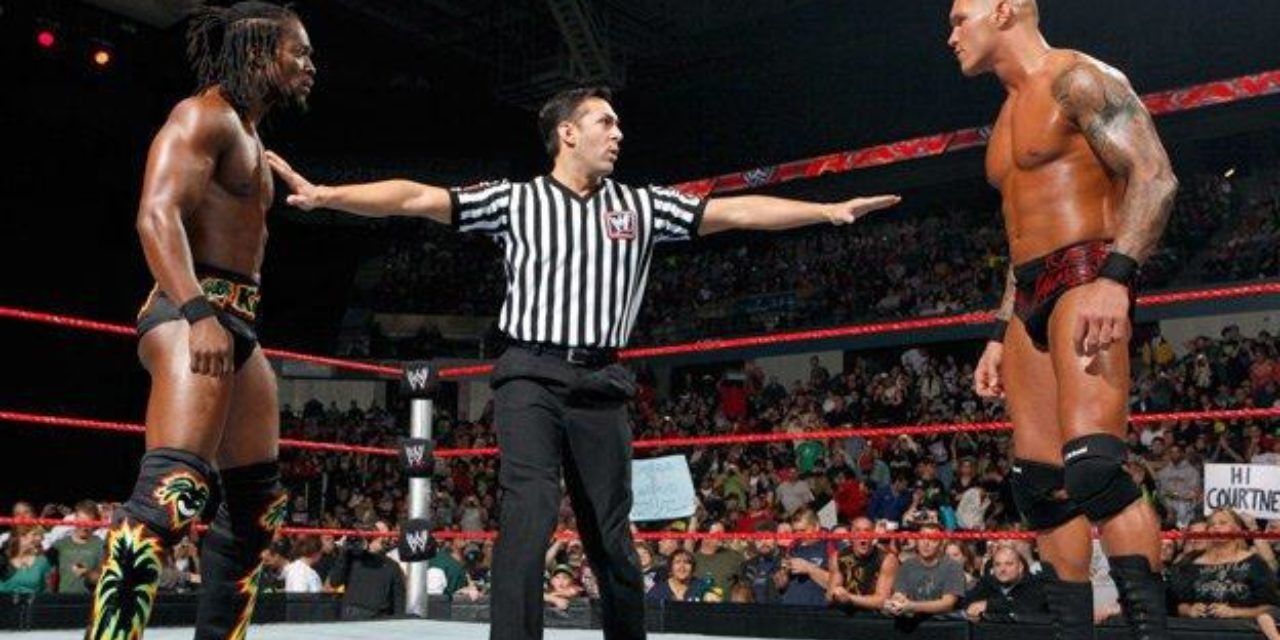 Randy Orton vs. Kofi Kingston cut off