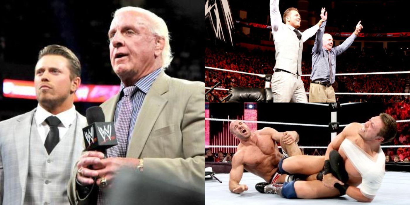 Ric Flair and The Miz in WWE