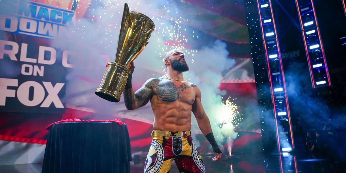 Ricochet World Cup SmackDown December 2, 2022 Cropped