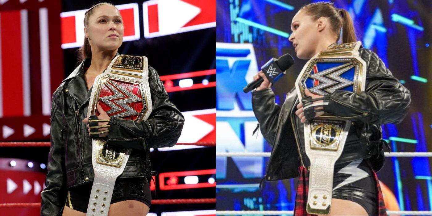 Ronda Rousey Raw and SmackDown Womens Champion