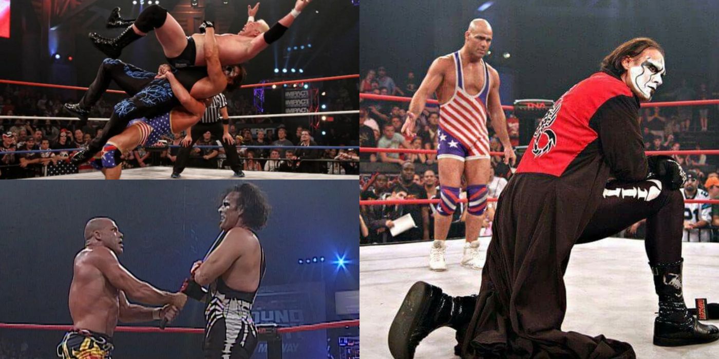 The Impact Wrestling feud between Sting and Kurt Angle