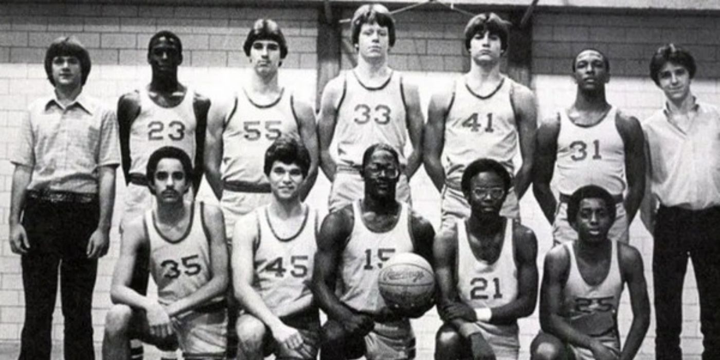 The Undertaker with his basketball team