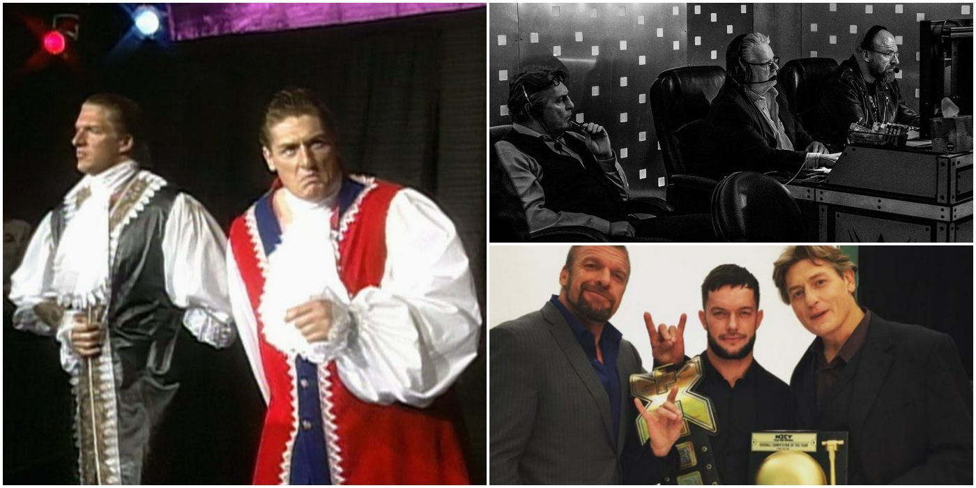 Various pictures of Triple H and William Regal