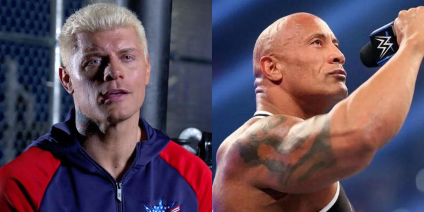 WWE Cody Rhodes and The Rock