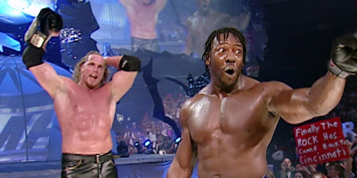 Booker T and Test Tag Team Champion have been trimmed