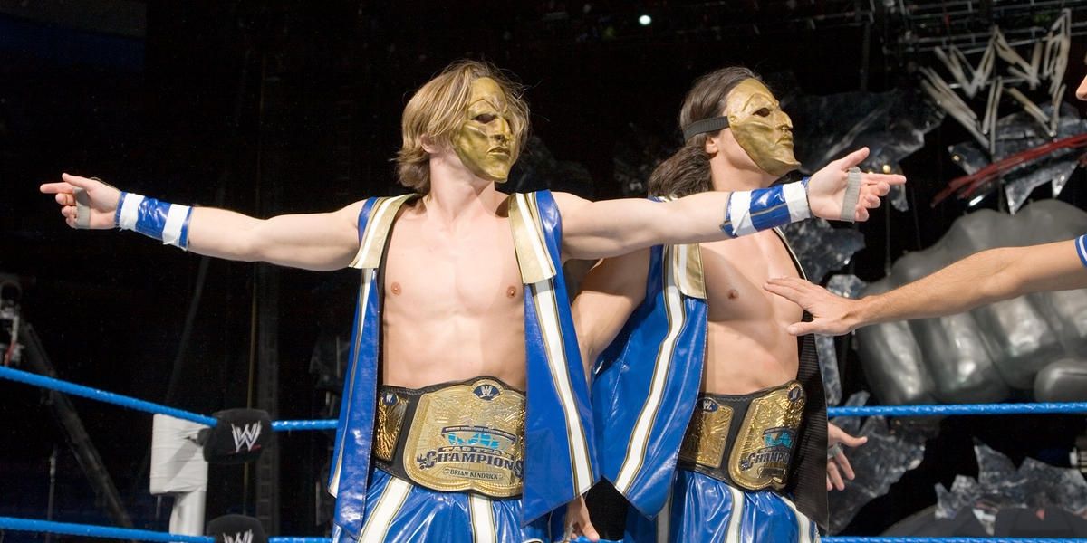 Brian Kendrick & Paul London WWE Tag Team Champions Cropped