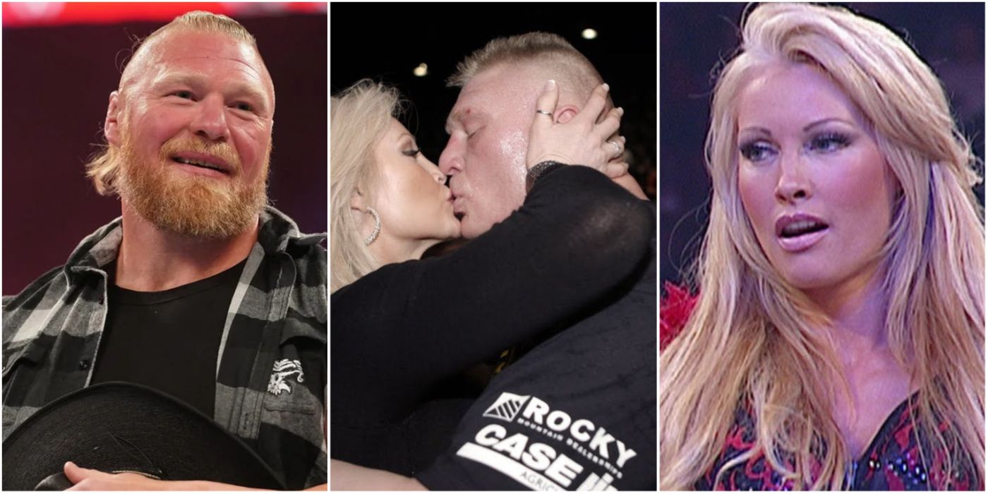 Brock Lesnar and Sable's picture collage