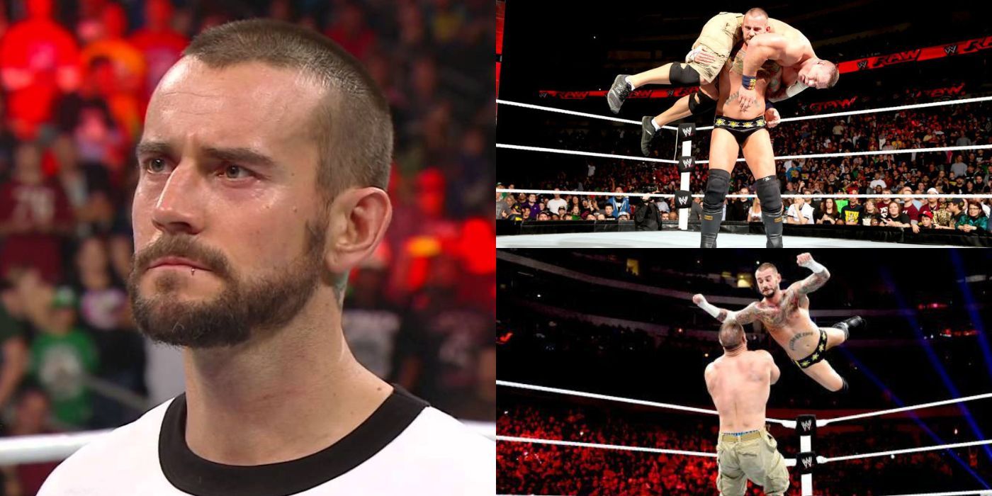 CM Punk vs John Cena WWE Raw 2013