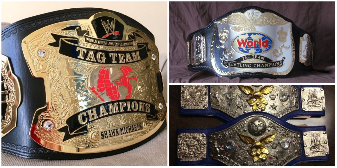 Every WWE Tag Team Championship, Ranked By Belt Design