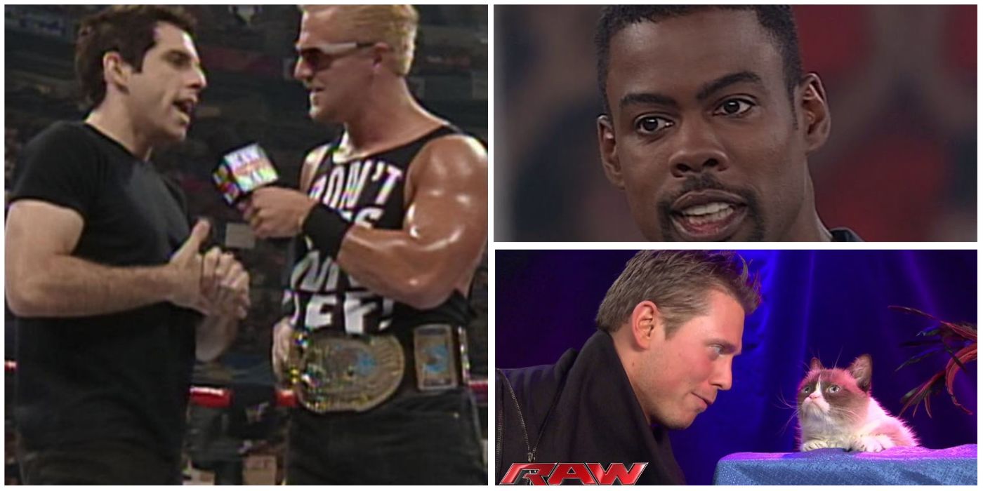 10 Most Pointless Celebrity Cameos In Wrestling History