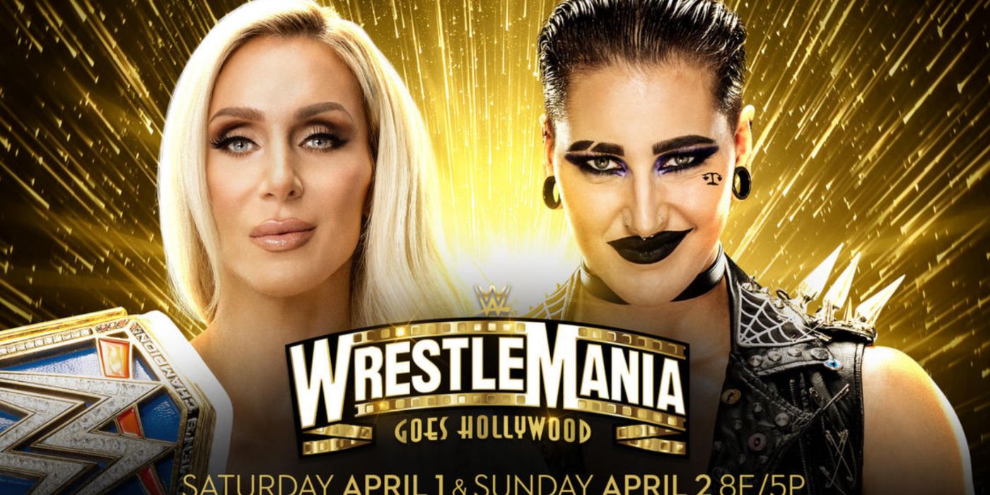 charlotte flair vs rhea ripley at wrestlemania