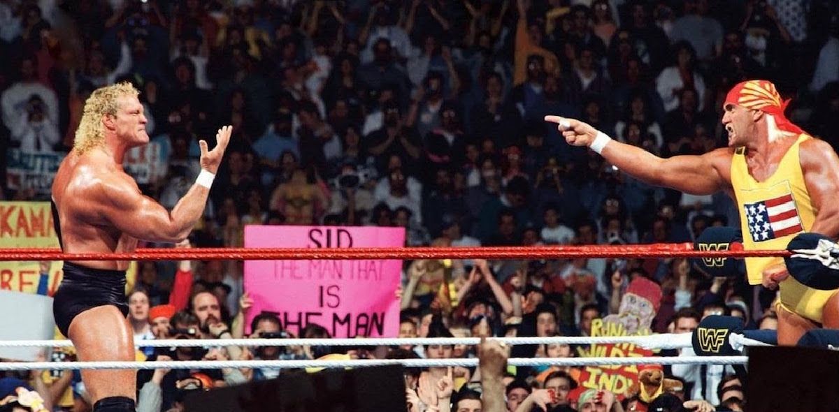 Hulk Hogan vs. Sid Justice at WrestleMania 8