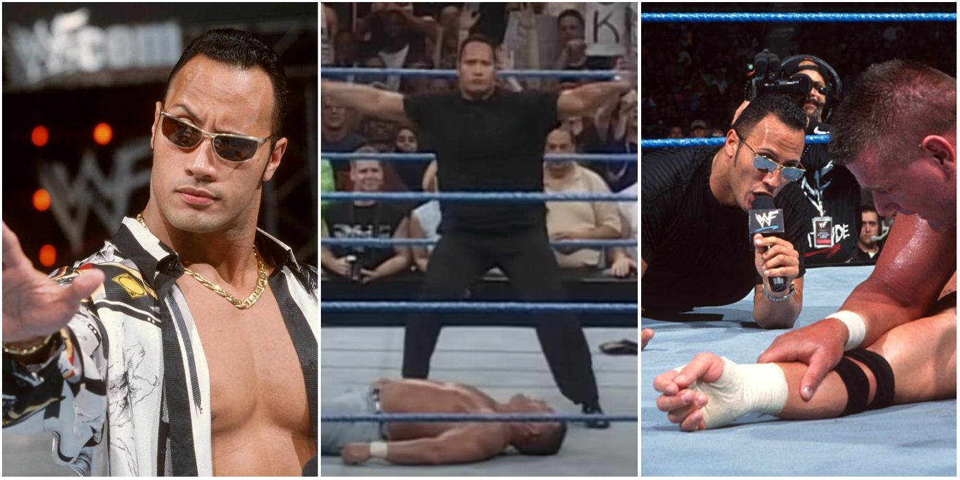 How The Rock Hit The Smoothest People's Elbow Ever On WWE Smackdown feature image