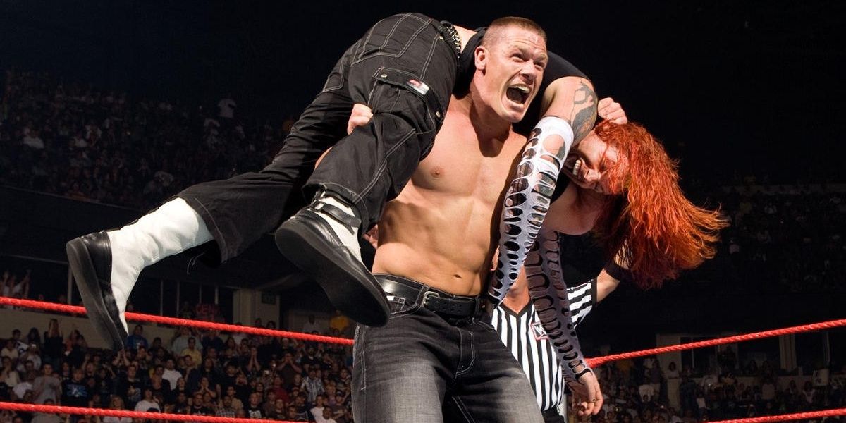 John Cena v Jeff Hardy Raw June 2, 2008 Cropped