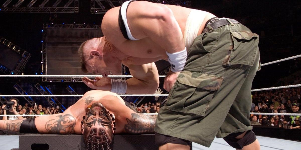 John Cena v Umaga Royal Rumble 2007 