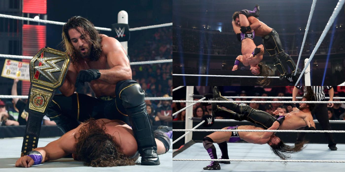 Neville (PAC) vs Seth Rollins WWE Raw