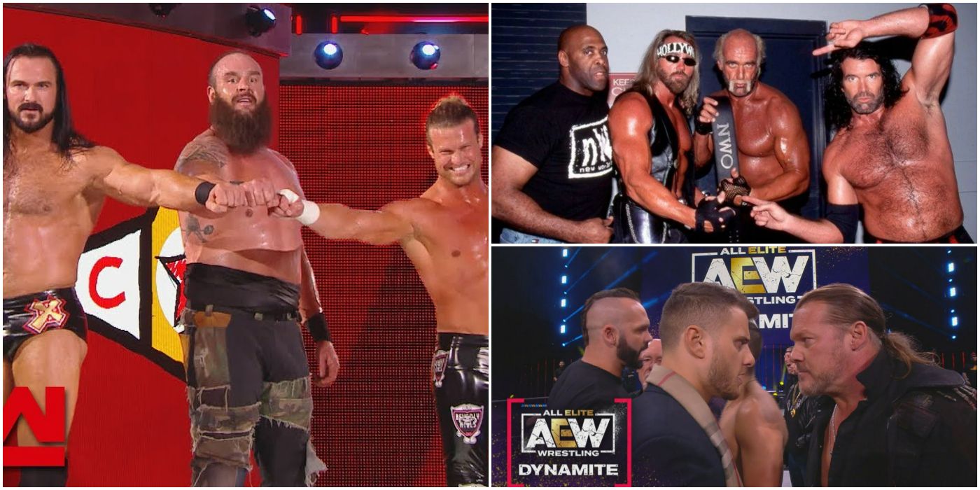 Pictures of various wrestling factions