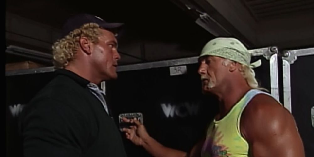 Sid Vicious and Hulk Hogan in WCW