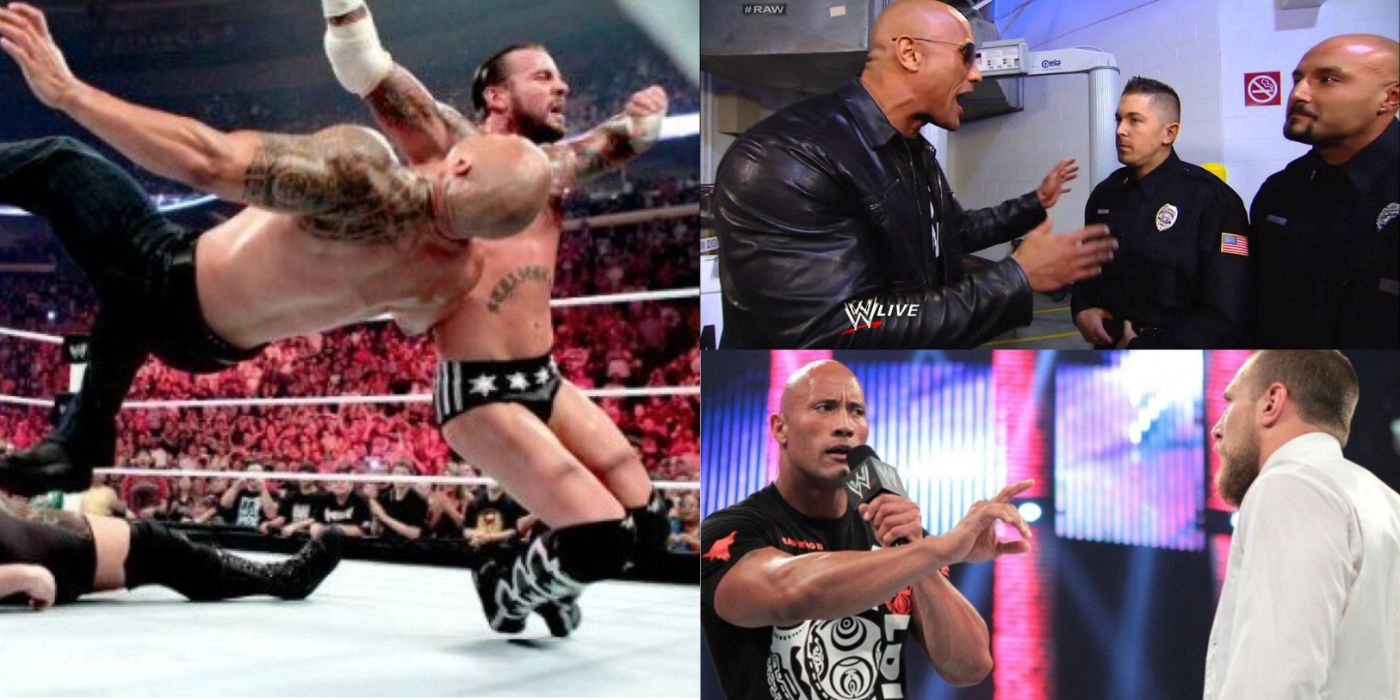 The Rock and CM Punk storyline feature