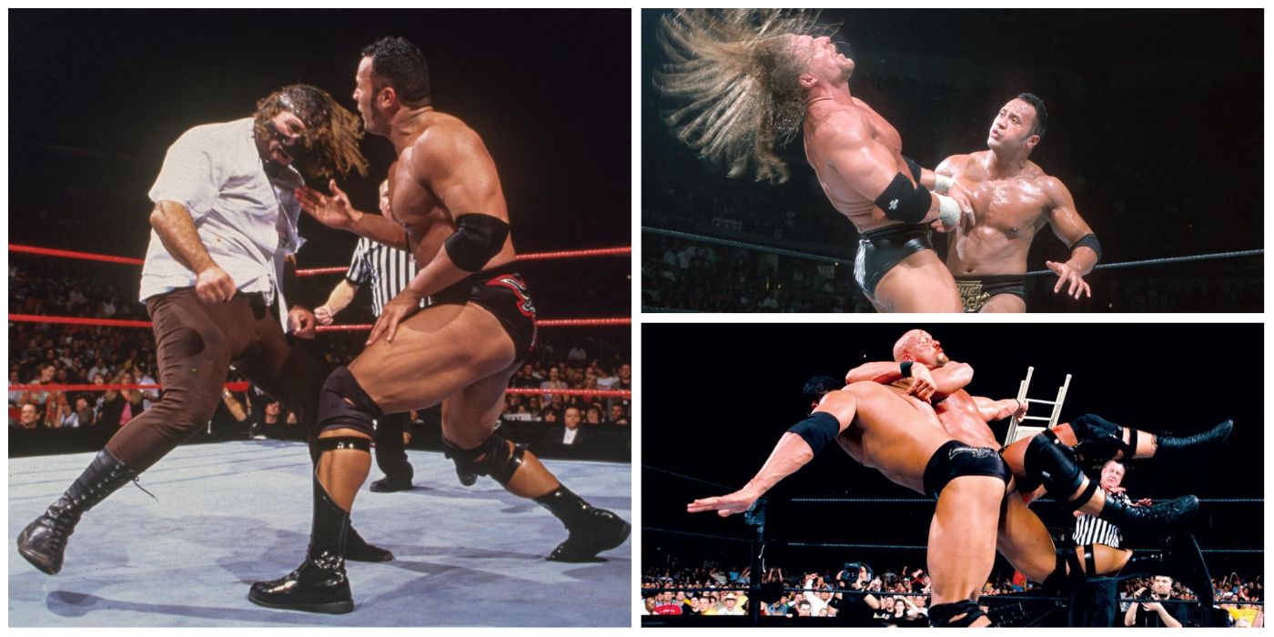 The Rock's Major Feud During WWE's Attitude Era, Ranked Worst To Best Featured Image
