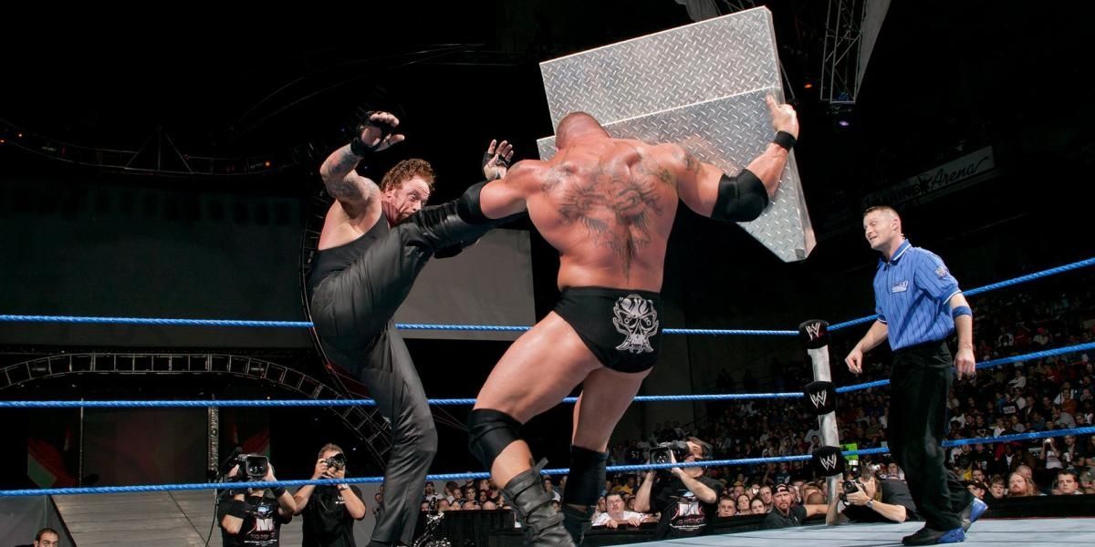 The Undertaker v Brock Lesnar No Mercy 2003 Cropped