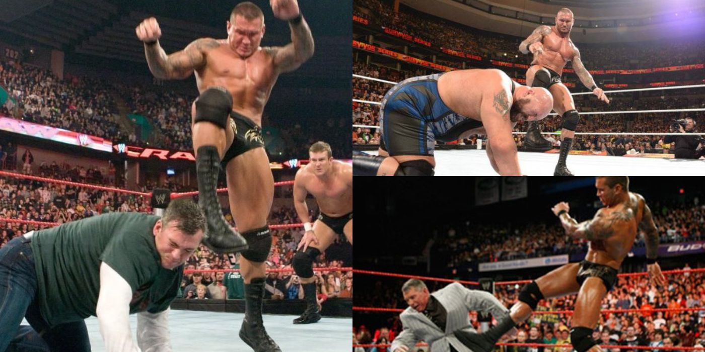 WWE Randy Orton Punts