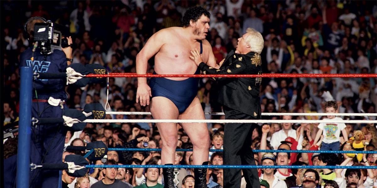 Andre The Giant & Haku vs Demolition WrestleMania 6 Cropped