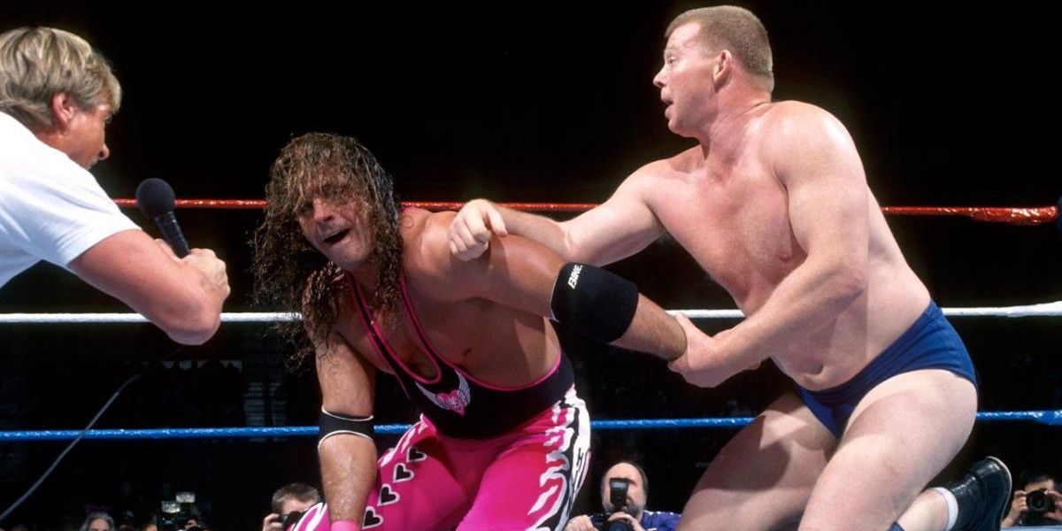 Bret Hart v Bob Backlund WrestleMania 11 Cropped
