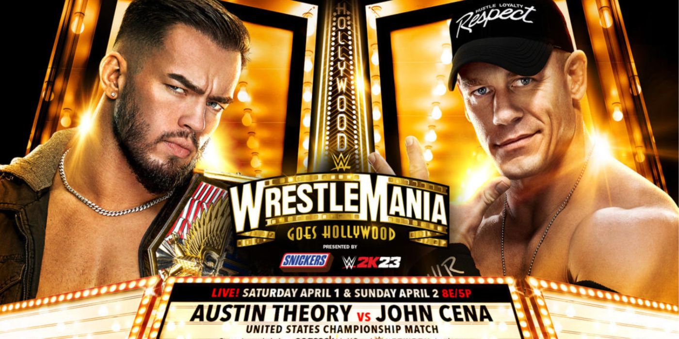 austin theory vs john cena at wrestlemania