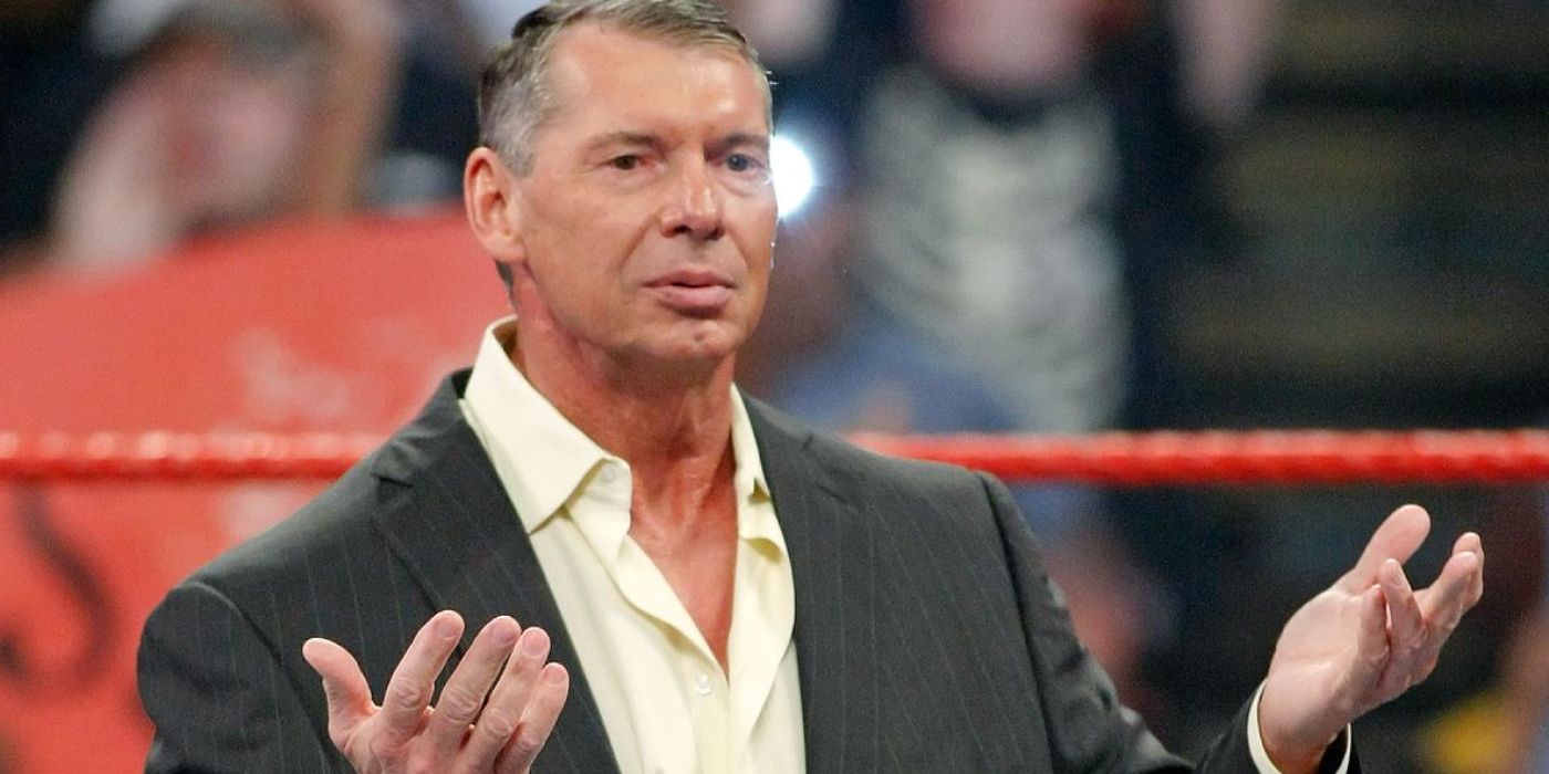Vince McMahon inside the ring