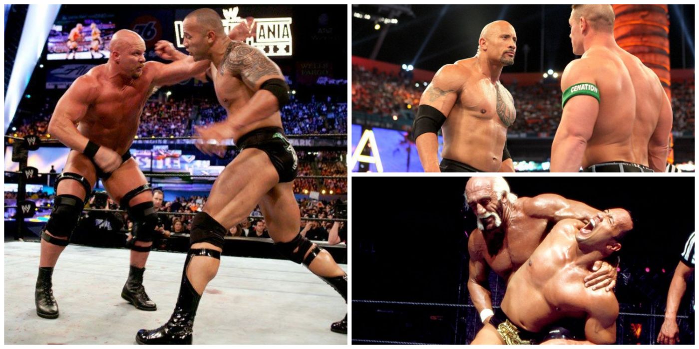 Every WrestleMania Match of The Rock, Ranked From Worst To Best Featured Image