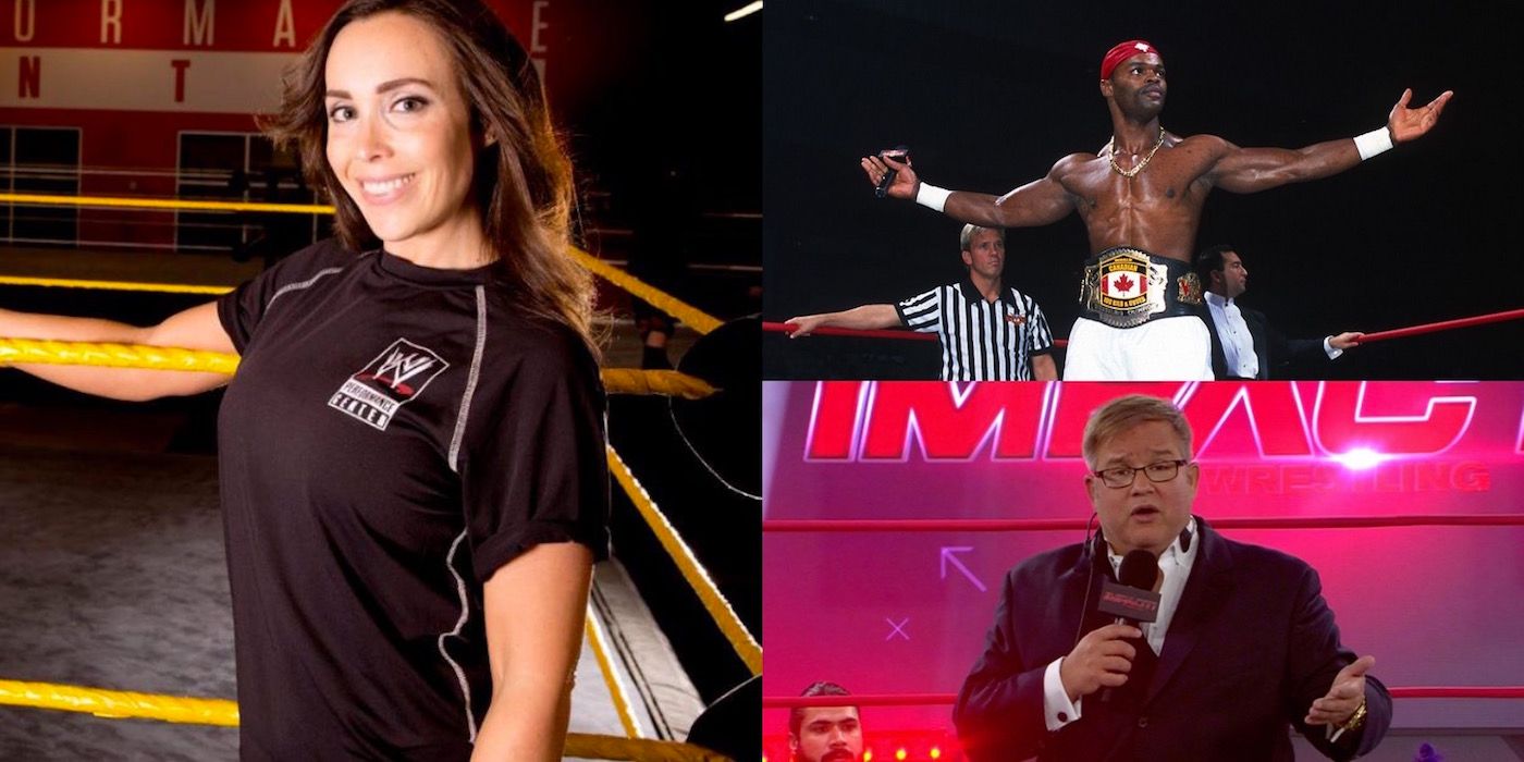 Retired Wrestlers: Sara Del Rey, Elix Skipper, and Scott D'Amore