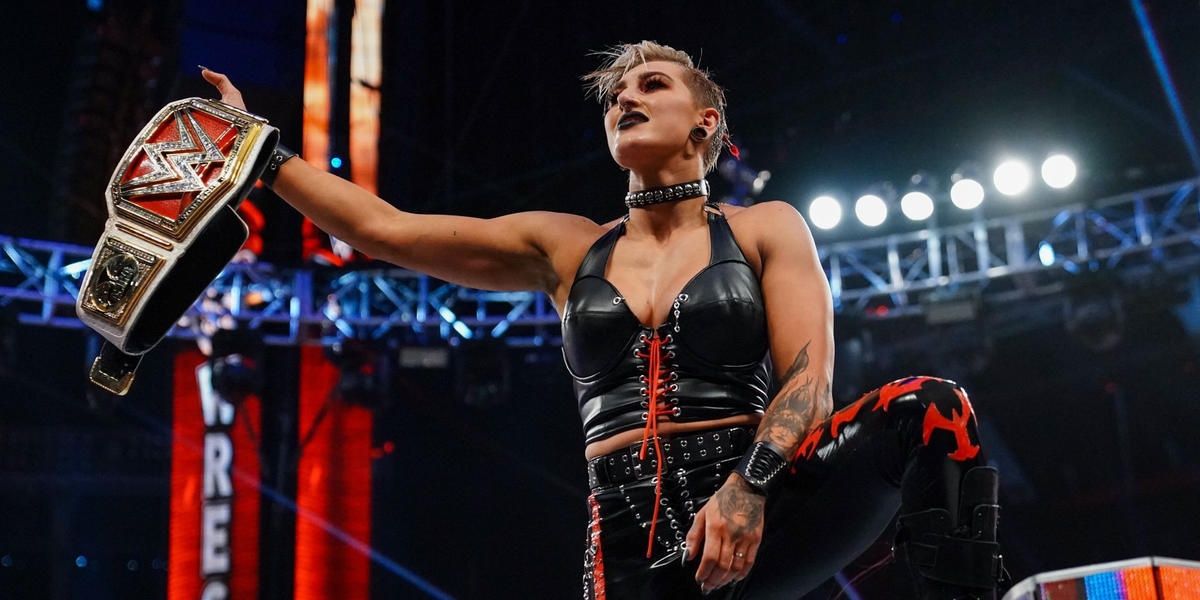 Rhea Ripley Raw Women's Champion WrestleMania 37 Cropped