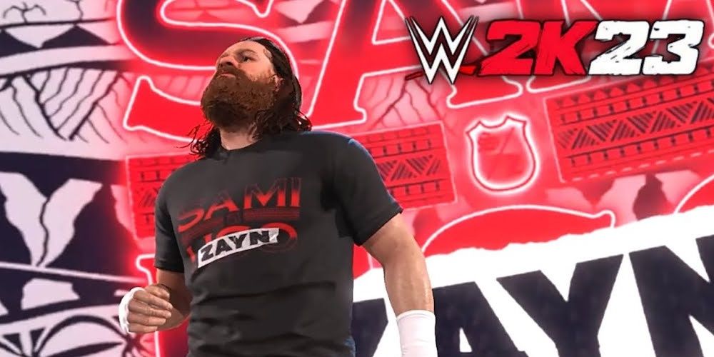 Sami Zayn in WWE 2K23 