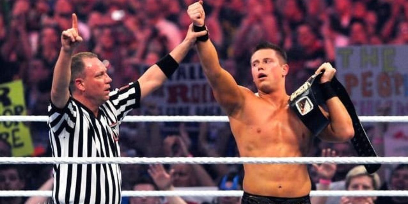 The victory of Miz Wrestlemania 27